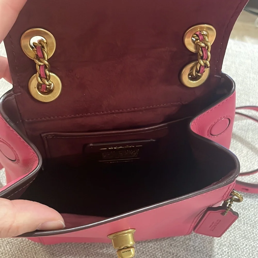 New! Coach Parker Leather Backpack - Picture 10 of 15